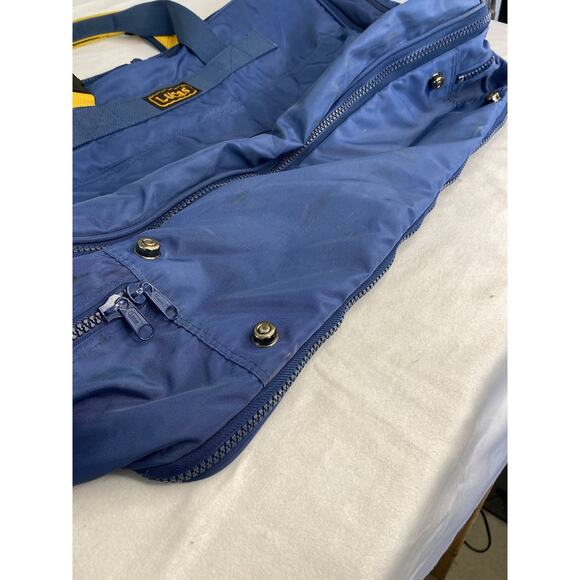 Lucas BIG Blue Expandable Duffle Bag With Feet 3 Pocket 29” - Picture 3 of 6